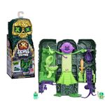 Treasure X Lost Lands Skull Island Swamp Tower Micro Playset, 15 Levels of Adventure, Survive the Traps And Discover 2 Micro Sized Action Figures, Will You Find Real Gold Dipped Treasure?