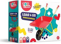 Toylogical Load & Go Classic Metal Kid's Wheelbarrow Red & Yellow