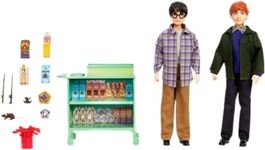 Mattel Harry Potter Toys, Harry & Ron on the Hogwarts Express Dolls with Accessories, 12-Inch Harry Potter Dolls, HND79