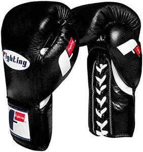 Fighting Certified Pro Fight Gloves, Black, 10 oz