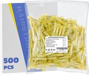 haisstronica 500PCS Yellow Heat Shrink Butt Connectors 12-10 AWG