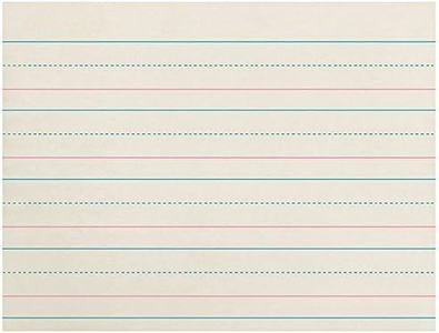 Pacon PACZP2610 Zaner-Bloser Dotted Midline Newsprint Paper, 10.5" x 8", White, 500 Sheets