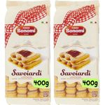 2x 400g Forno Bonomi Tiramisu Savoiardi biscuits | Biscotti almond cookies, Italian Lady fingers for Classic Tiramisu recipe