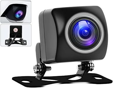 CAMECHO AHD Cámara Trasera de Coche, IP68 Impermeable con Visión Nocturna Cámara para la Radio