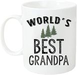 Gift for Grandpa Fathers Day Gift for Grandpa Worlds Best Grandpa Gifts Mug Funny Grandpa Gifts Fathers Day Mug Gift for Dad 11OZ Ceramic Coffee Mugs