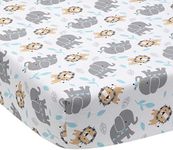 Bedtime Originals Jungle Fun Fitted Crib Sheet