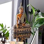 Deco 79 Polystone Buddha Meditating