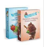 Bakerswhip Whipping Cream Powder Combo (Vanilla 450g & Chocolate 450g)