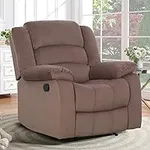 ANJ Fabric Recliner Chair with Over