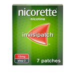 Nicorette Invisi 15mg Patch, Step 2, (7 Patches), Nicotine Patches for Smoking Cessation, Discreet & Convenient Help to Stop Smoking, For those who smoke less than 10 cigarettes a day