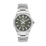 Casio Edifice EFR-S108D-3AVUDF Green Analog Dial Silver Stainless Steel Band Men's Watch Slim Case Sapphire Glass ED603
