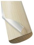 Cricket Bat Anti Scuff Protection Cover 12" Clear Plain and Fibre Sheet 50M Roll Face and Edge Protection Cover (Plain Sheet)