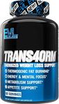 EVL Thermogenic Fat Burner Support - Fast Acting Weight Loss Energy and Appetite Support - Trans4orm Green Tea Fat Burner and Weight Loss Support Supplement for Men and Women - 60 Servings