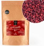 BRIX Freeze Dried Sour Cherries | 100% Natural Dried Whole Cherry 105g | Great Taste Award Dried Fruit | Non-GMO, Gluten Free, Vegan & Vitamins Retained