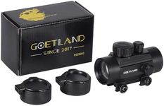 Goetland 1x30mm Red Dot Sight Reflex Sight Scope Green Red Dot Optics SFP Flip up Lens Cap 4 MOA with 20mm Rail Mount