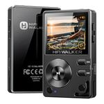 HIFI WALKER H2, High Resolution MP3 Player with Bluetooth5.2, DSD DAC, HiFi Portable Digital Audio Player Lossless High-Res Music Player with 64GB Memory Card, Support Up to 512GB