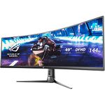 Asus ROG Strix XG49VQ 49 Inch Curved Gaming FreeSync Monitor 144Hz Dual Full HD HDR Eye Care with DP HDMI Black