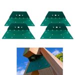 SIWOOD 4 Pcs EZ Frame Wooden Swing Accessories, A-Frame Bracket for Swing Set Swing Beam, Swing Fitting, High Strength Support (Green), 6-ZCP-4