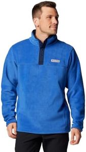 Columbia Men's Steens Mountain Half Snap 2, Mountain Blue/Collegiate Navy, M