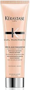 Kérastase Curl Manifesto, Crème de Jour Fondamentale Conditioner, Leave-In Treatment & Heat Protectant, Controls Frizz & Enhances Curls, For All Curly Hair Types & Textures, 150 ml