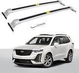 EZREXPM Roof Rack Cross Bars Fit for Cadillac XT6 2020-2025 Crossbars Luggage Baggage Carrier Cargo Bar with Side Rails