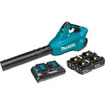 Makita XBU02PT1 18V X2 (36V) LXT Lithium-Ion Brushless Cordless Blower Kit with 4 Batteries (5.0Ah)