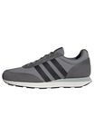 adidas Men's Run 60s 3.0 Leather Shoes, Grey Three/Grey Four, 9 UK