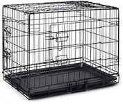 36" Pet Dog Cage Collapsible Metal Crate Kennel Portable Puppy Cat Rabbit House