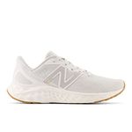 New Balance Womens Fresh Foam Arishi V4 Running Shoe, Summer Fog/Nimbus Cloud/Light Gold Metallic, 7