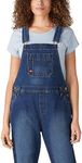 Dickies Women's Denim Boyfriend Bib