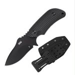 KHU Fixed Blade Knife Tactical, Hunting Knife Survival Knife Camping Knife D2 Steel G10 Handle, Outdoor Hunting Camping Accessories Camping Gear With Kydex Sheath - 08A