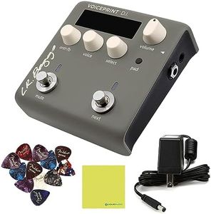 LR Baggs Voiceprint DI Acoustic Guitar Impulse Response Effects Pedal Bundle w/ 12x Fender Picks and Liquid Audio Polishing Cloth