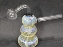 MFT 4 INCH Colour Glass BUBLER Oil Water BONGCHILLUM and Hand Pipe Water Bong Smoking HOOKHAH Portable Glass