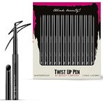 beauty4britain 12 x Black Eyeliner, Waterproof, Smudge-Proof, Long-Lasting, Twist-Up - All-Day Wear