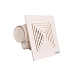 Crompton Brisk Air CM 110 mm(4 inch) Office/Kitchen/Bathroom Exhaust (Ventilation) Fan | Automatic Louvers | Glass,Wall & Ceiling Mount | Low Noise | 75 CMH Powerful Suction | 2 Year Warranty | White