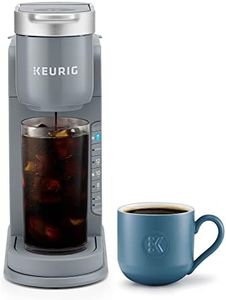 Keurig K-Iced Coffee Maker, Single Serve K-Cup Pod Iced Coffee Maker, With Hot and Cold Coffee Capabilities, Brews Any K-Cup Pod, Gray