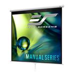 Elite Screens Manual, 71-inch 1:1, Pull Down Projection Manual Projector Screen with Auto Lock, M71XWS1