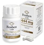 Fenbendazole 444mg, Purity >99%, by Fenben Lab, Continuously Tested, Certificate of Analysis (Quality Protocol) Included, 30 capsules