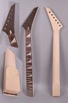 Yinfente Electric Guitar Neck Replacement 24 Fret 25.5 Inch Maple Rosewood wood Fretboard