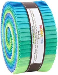 Kona Cotton 2.5" Roll Ups 40 Pcs Mermaid Shores