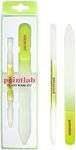 PaintLab Glass Manicure Kit, Luxury Nail File & Cuticle Pusher Set for Optimal Fingernail Health