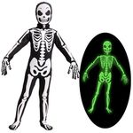 Spooktacular Creations Child Skin Skeleton Costume for Halloween Trick-or-Treating