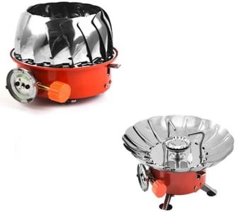 Estufa de Gas Plegable Portátil, Darryy Hornillo de Gas Portatil Mini, Mini Estufa de Gas Portatil, Hornillo Camping Portatil Plegable, 2800W, 468G, A Prueba de Viento, Ligero Duradero, Barbacoa