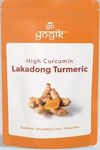 Go-Yogik, Lakadong Turmeric Powder [450g] | High Curcumin >7-9% - Lab Tested | Direct from Himalayas |Organic by nature