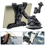 OHLPRO Tablet Holder for Car, iPad Holder for Car Air Vent Mount, Universal Dashboard Windshield 2-in-1 Cradle TPU Suction Sticky Gel for iPad/iPad Mini Samsung Galaxy Size 6"- 10.5" iPad Car Holder