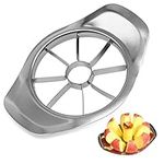 Apple Slicer, Thickened Apple Corer Cutter 8-Blade Sharp Full Stainless Steel Apple Fruit Corer and Divider, Large, Suitable for Apples Up to 4 Inches