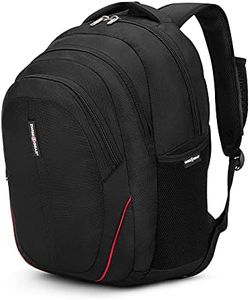 Swiss Gear Under Seat Size Backpack for Laptop - Holds Up to 15.6-Inch Laptop, Black, Black, Under Seat, Laptop Compartment