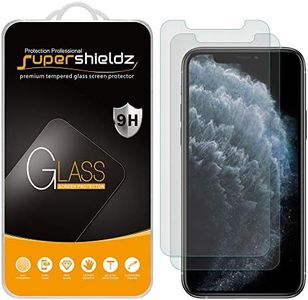 (2 Pack) Supershieldz Anti Glare (Matte) Screen Protector for iPhone 11 Pro, iPhone Xs and iPhone X (5.8 inch) [Tempered Glass] Anti Scratch, Bubble Free