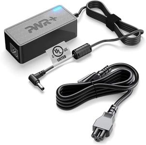 Pwr AC Adapter for ASUS Monitor, MSI Optix Power Supply: UL Listed 65W Extra Long 12 Ft Cord TUF Gaming VS228H-P VS239H VG245H VS248H-P VG278Q MX279 MX279H MX239H VX228H VX238H VX248H ROG Swift PG278Q