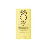 Sun Bum Kids SPF 50 Clear Sunscreen Face Stick | Wet or Dry Application | Hawaii 104 Reef Act Compliant (Octinoxate & Oxybenzone Free) Broad Spectrum UVA/UVB Sunscreen | 0.53 oz
